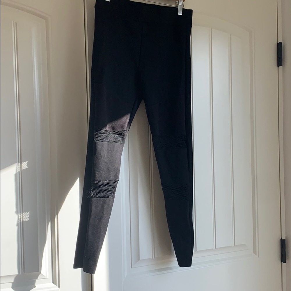 Topshop Black Cutout Leggings